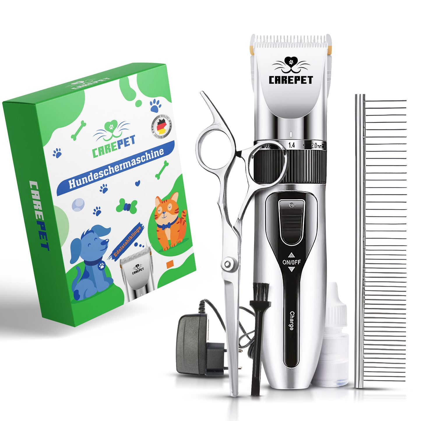 CarePet® Professionelle Schermaschine für Hunde und Katzen