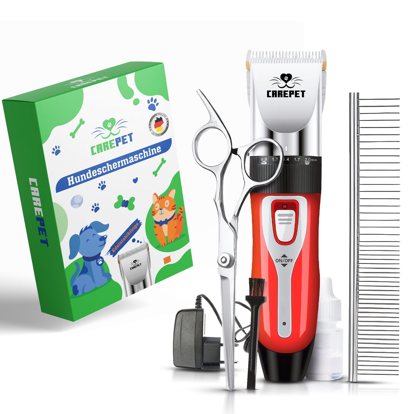 CarePet® Professionelle Schermaschine für Hunde und Katzen