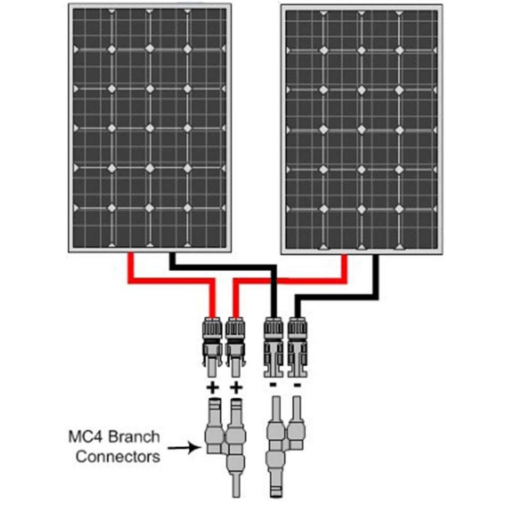 Pair of MC4 Cable Connector: 1 Male + 1 Female