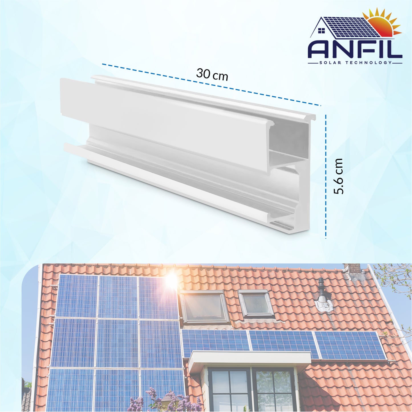 Solar panels Mounting kit (Tile Roof)