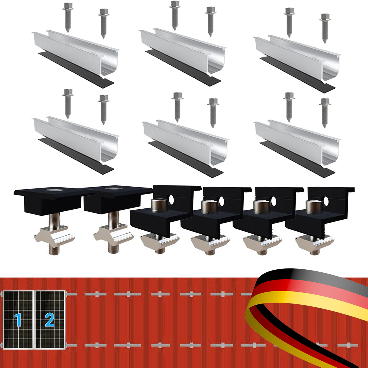 Solar panels Mounting kit (Metall Roof)